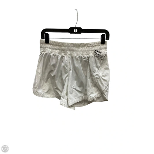 Athletic Shorts By Lululemon In White, Size: 8