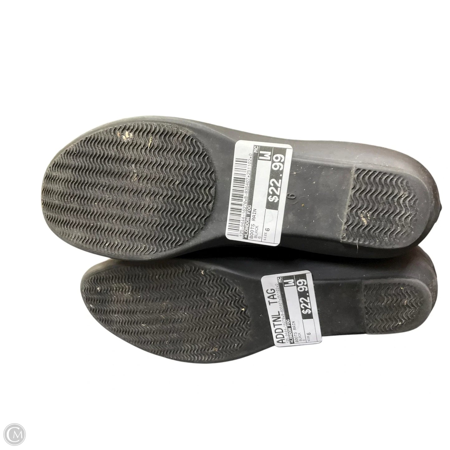 Boots Rain By London Fog In Black, Size: 6