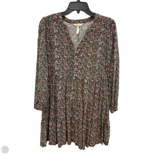 Dress Casual Short By Matilda Jane In Floral Print, Size: S
