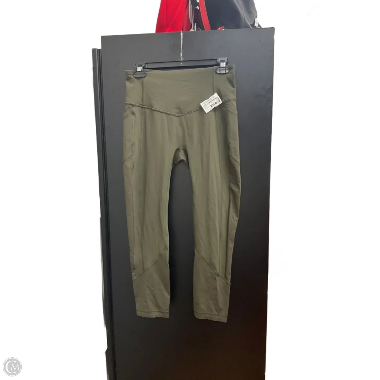 Athletic Leggings By Lululemon In Green, Size: 8