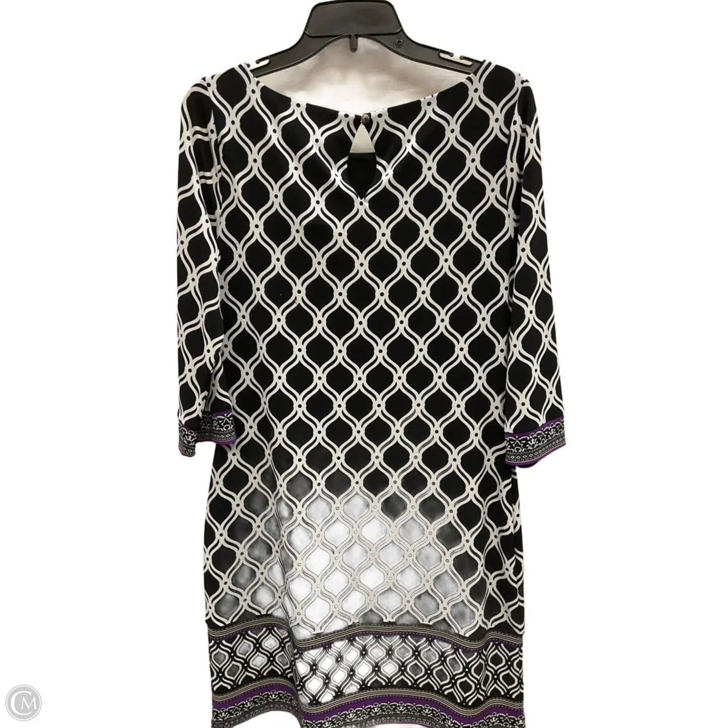 Dress Party Midi By White House Black Market In Black, Size: M