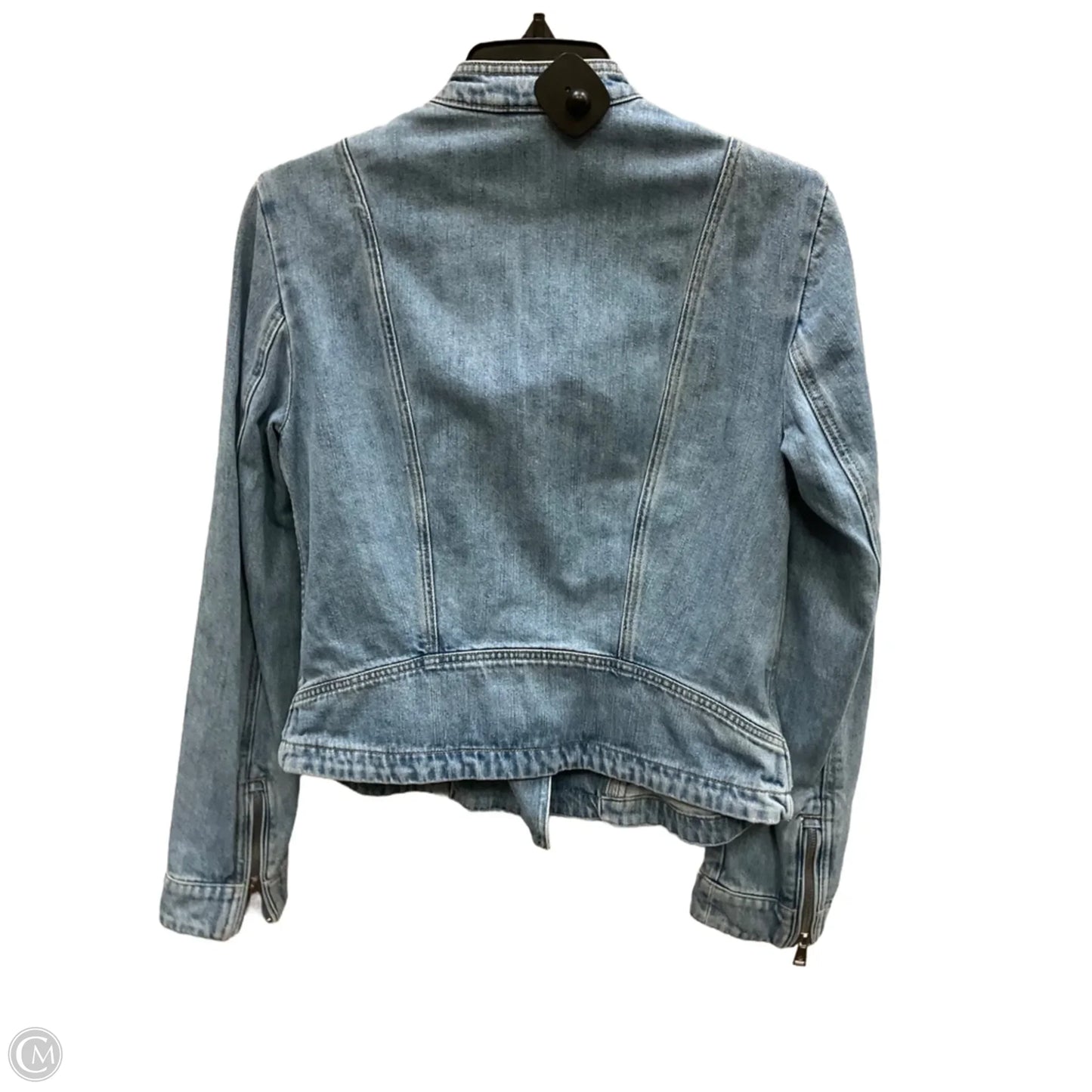 Jacket Denim By Lauren By Ralph Lauren In Blue Denim, Size: 8