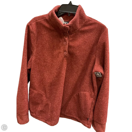 Sweater By Eddie Bauer In Orange, Size: L