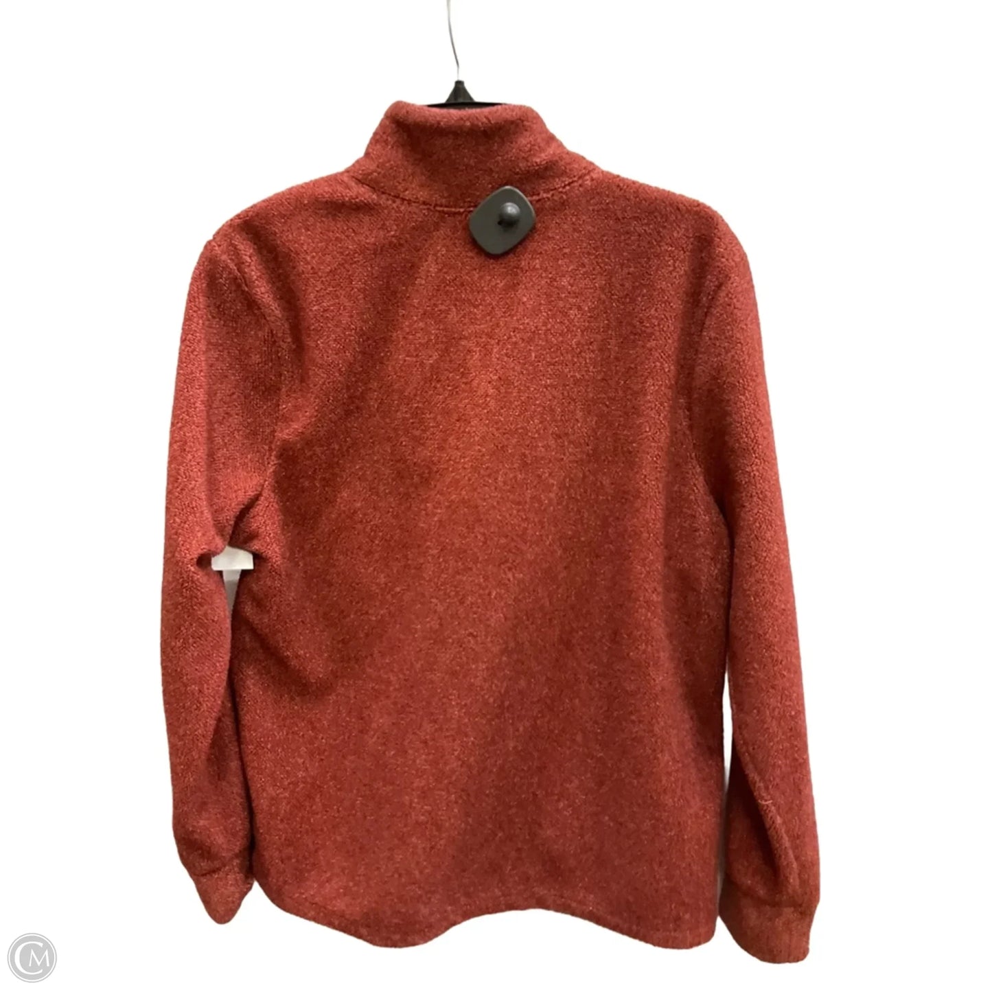 Sweater By Eddie Bauer In Orange, Size: L