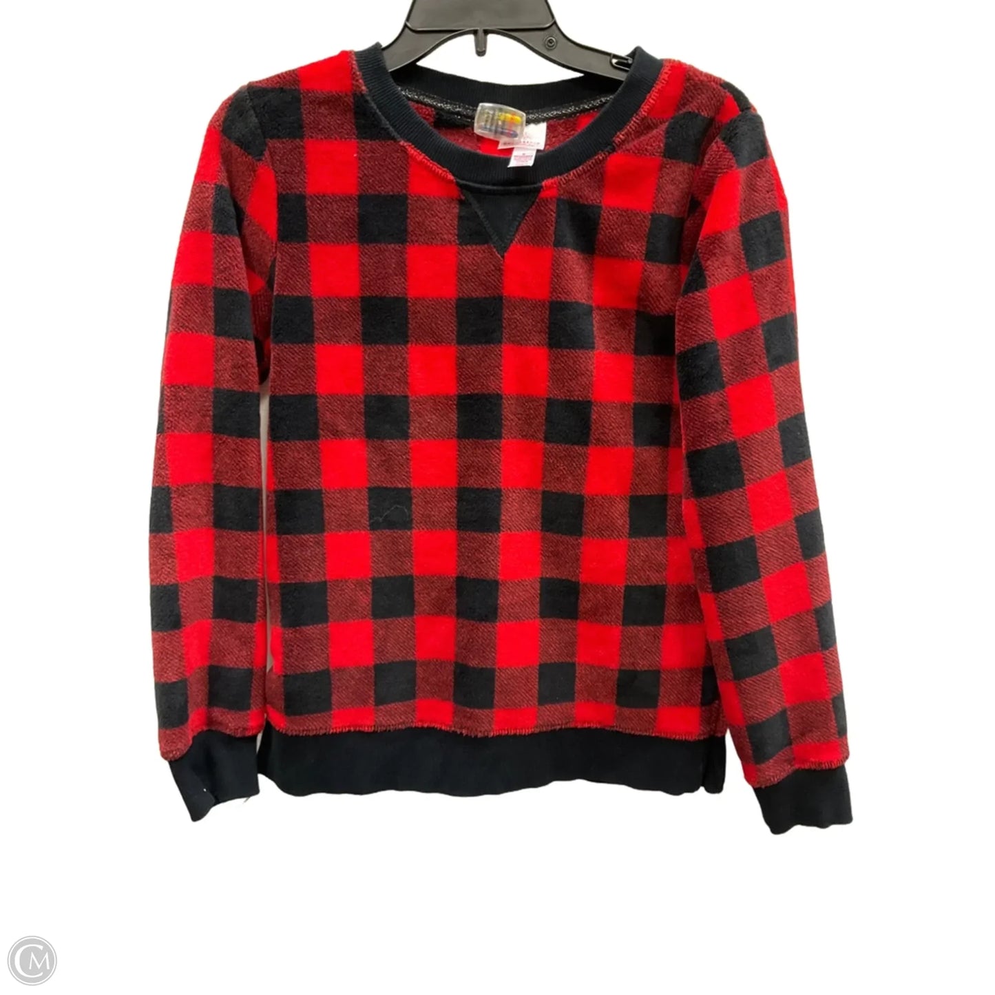 Sweatshirt Crewneck By Target In Checkered Pattern, Size: S