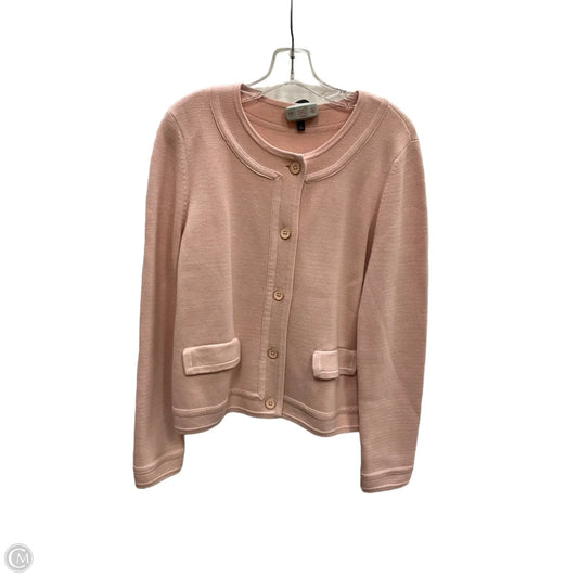 Cardigan By Talbots In Pink, Size: L