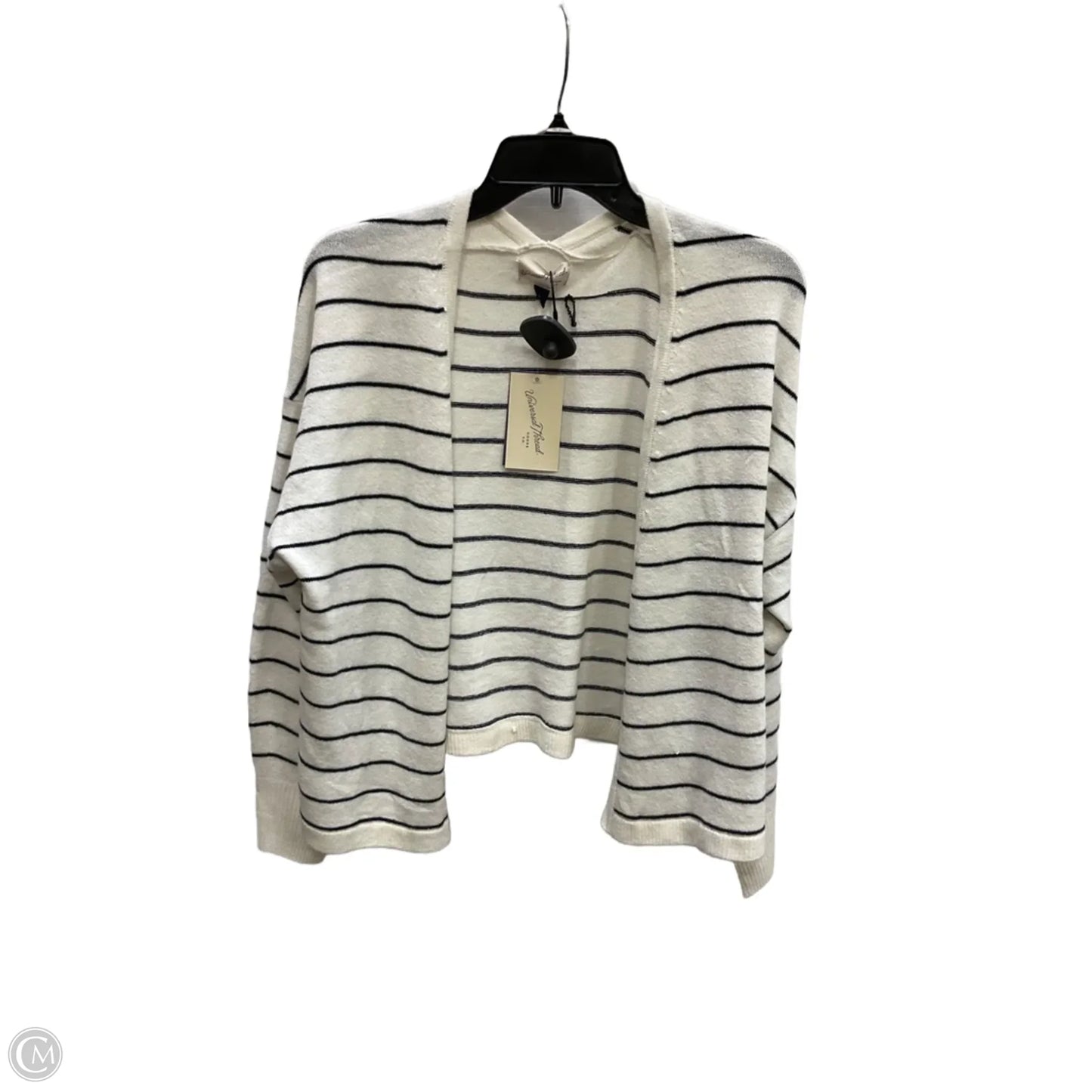Cardigan By Universal Thread In Striped Pattern, Size: S