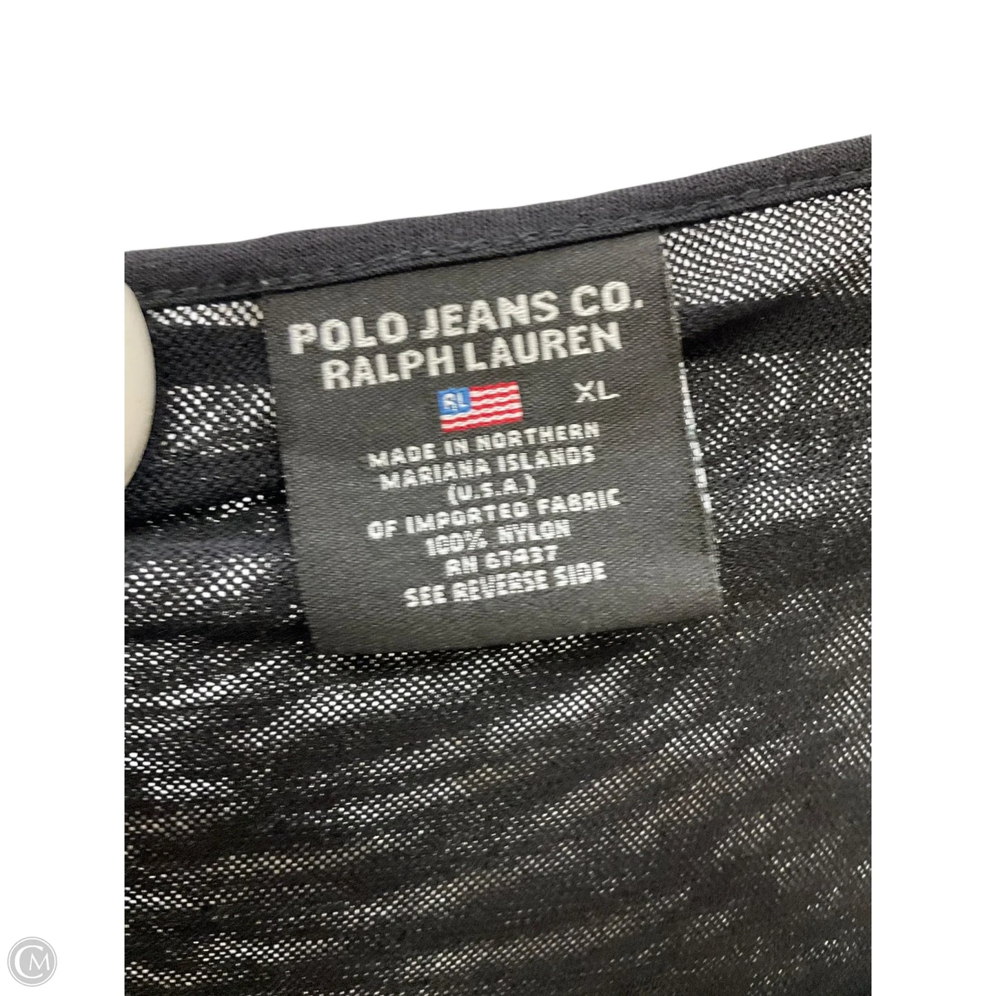 Top Long Sleeve By Polo Ralph Lauren In Black, Size: Xl
