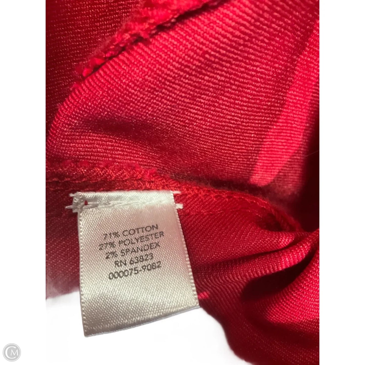 Jacket Denim By Cj Banks In Red Denim, Size: 1x