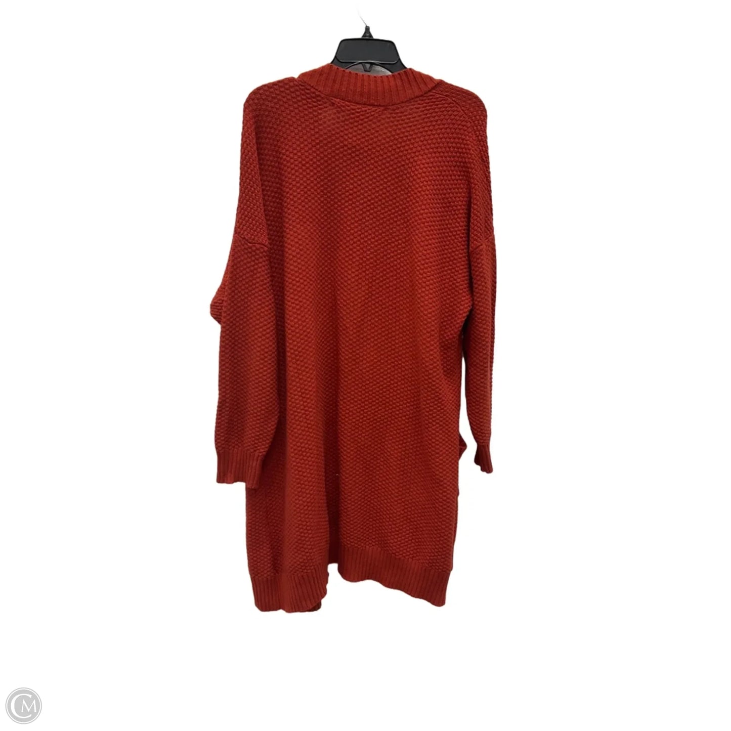 Cardigan By Max Studio In Orange, Size: 2x