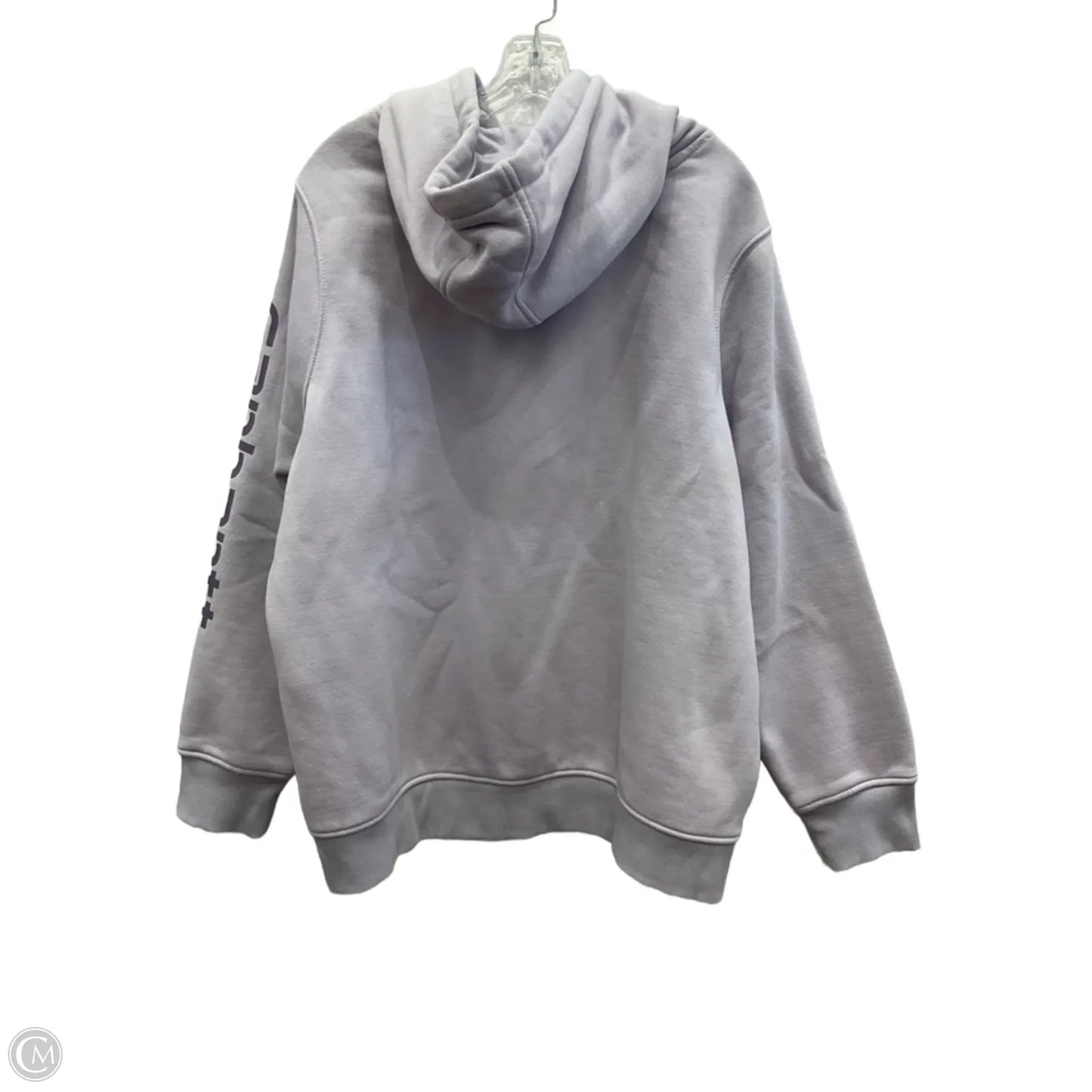 Sweatshirt Hoodie By Carhartt In Purple, Size: 2x