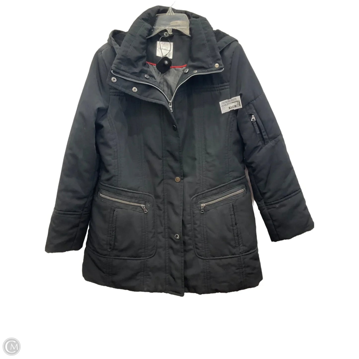 Coat Parka By Croft And Barrow In Black, Size: L