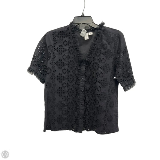 Top Short Sleeve By Joie In Black, Size: S