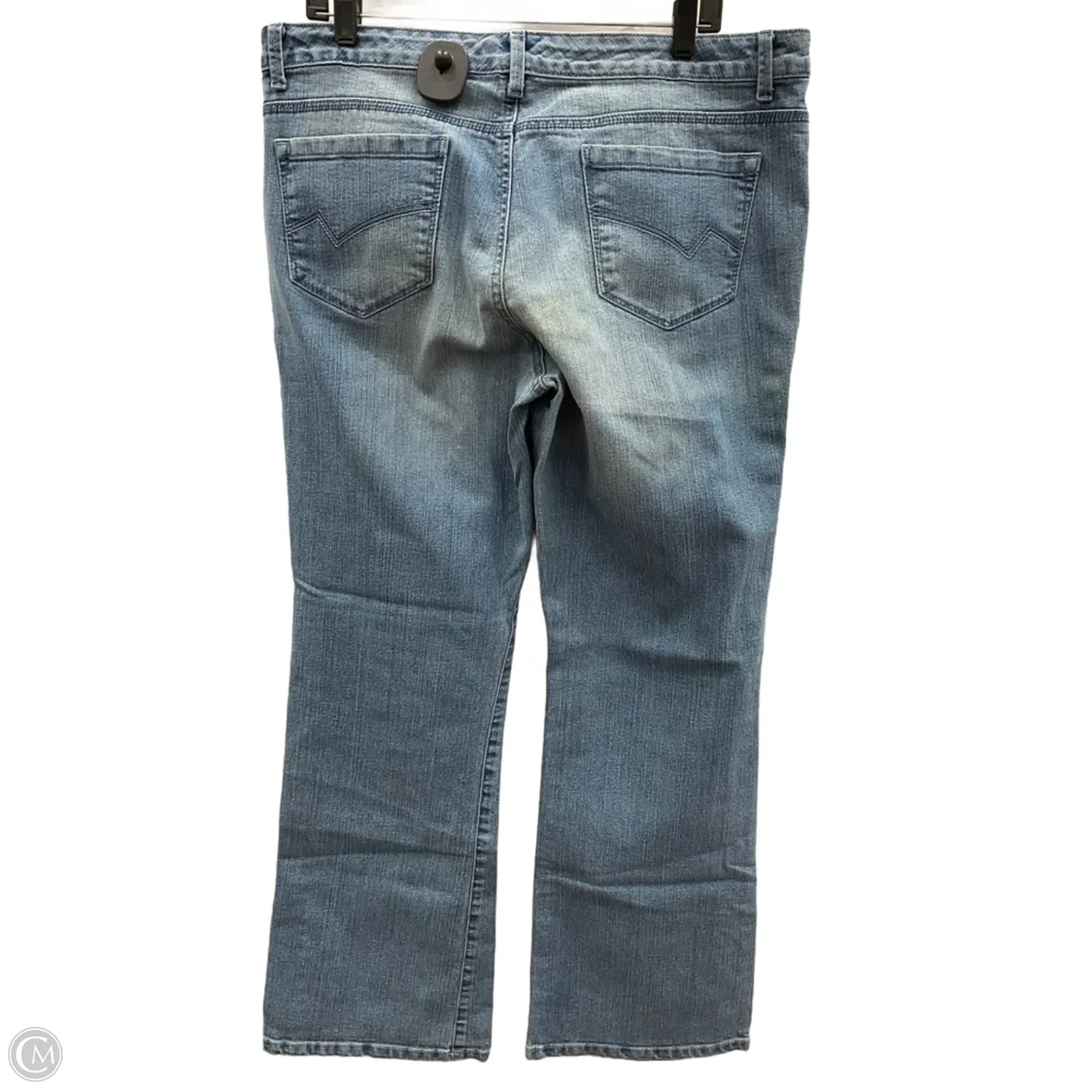 Jeans Boot Cut By Relativity In Blue Denim, Size: 14