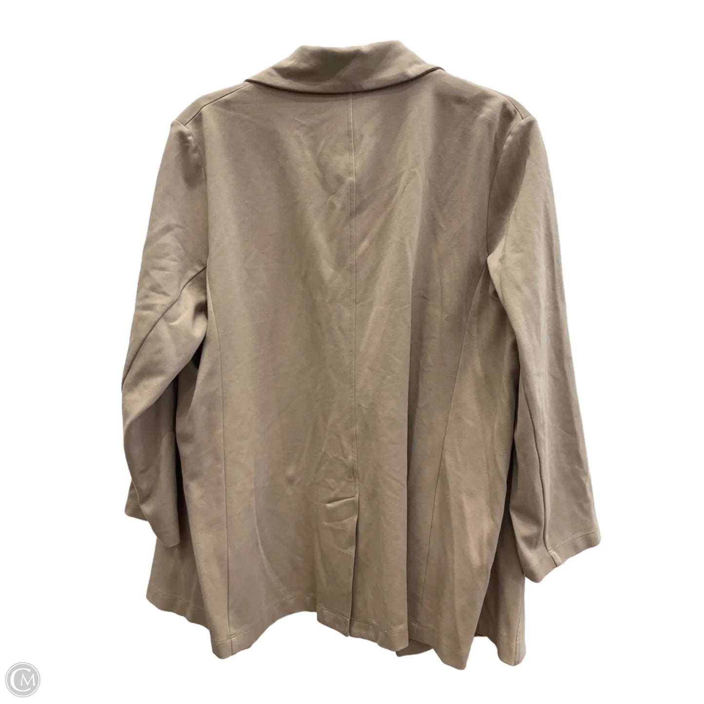 Blazer By Eileen Fisher In Beige, Size: 2x