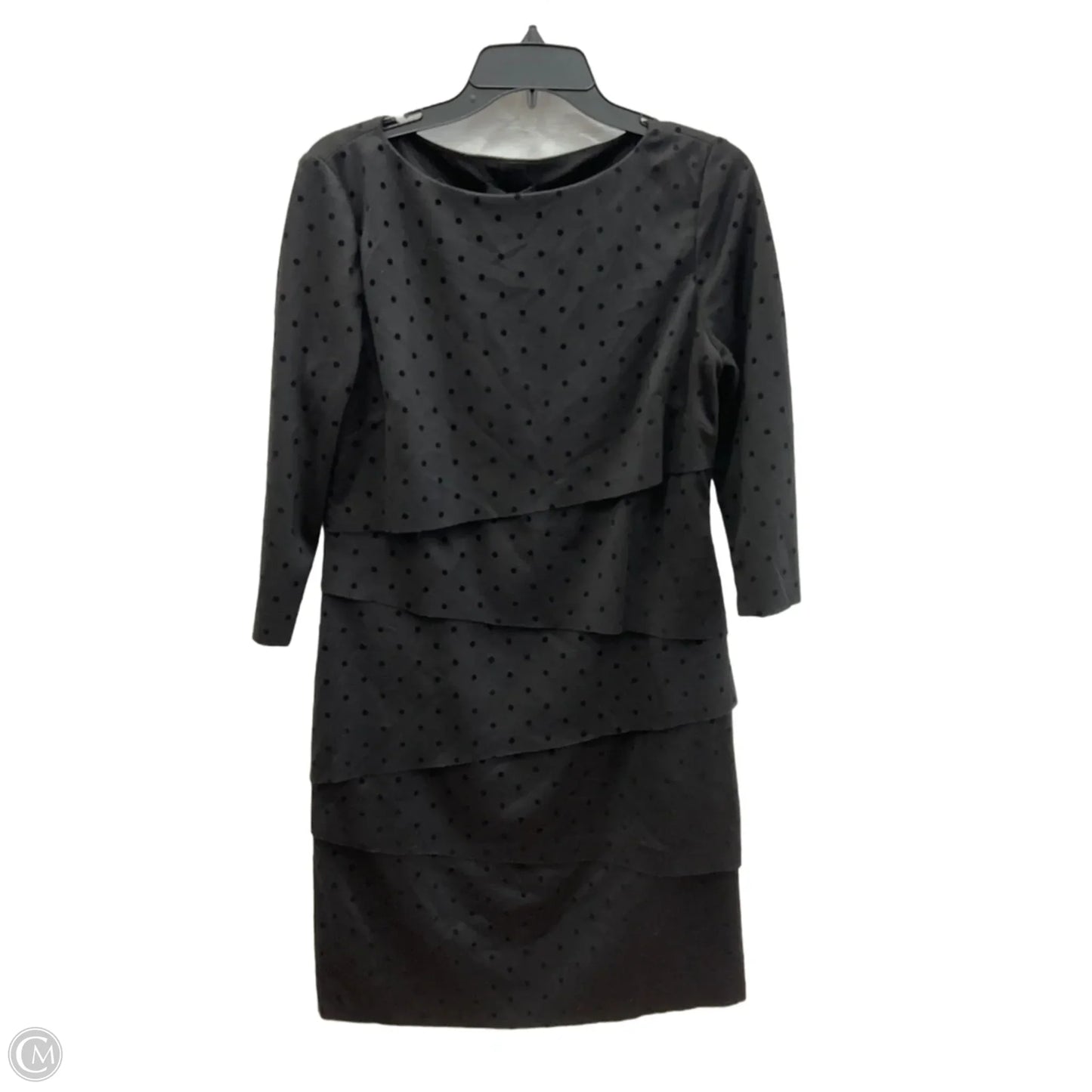 Dress Work By Tahari In Black, Size: 8
