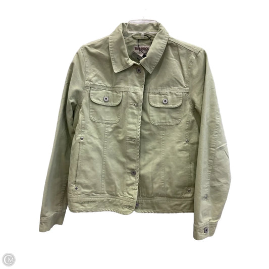 Jacket Denim By Clothes Mentor In Green Denim, Size: M