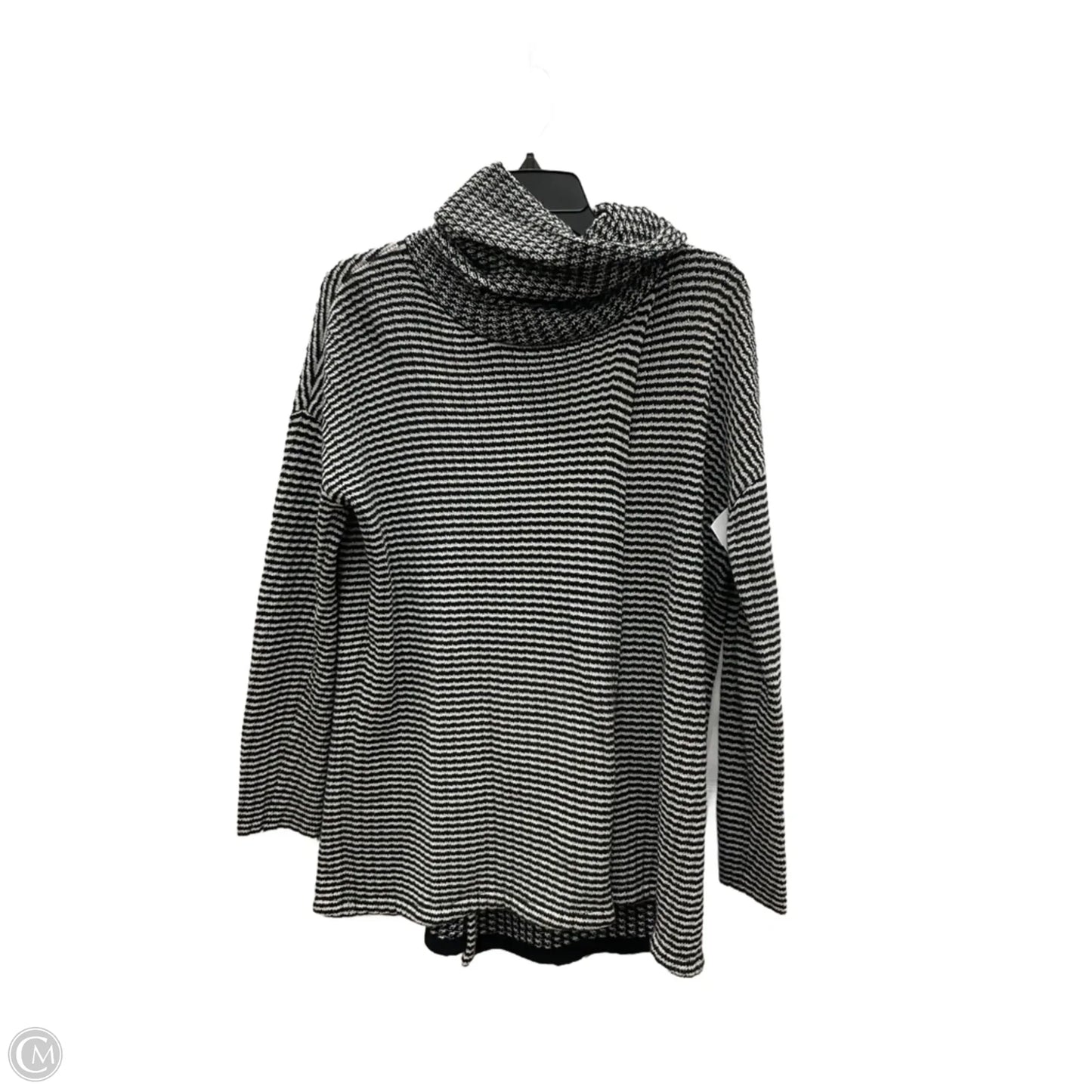 Sweater By Cabi In Black & White, Size: M