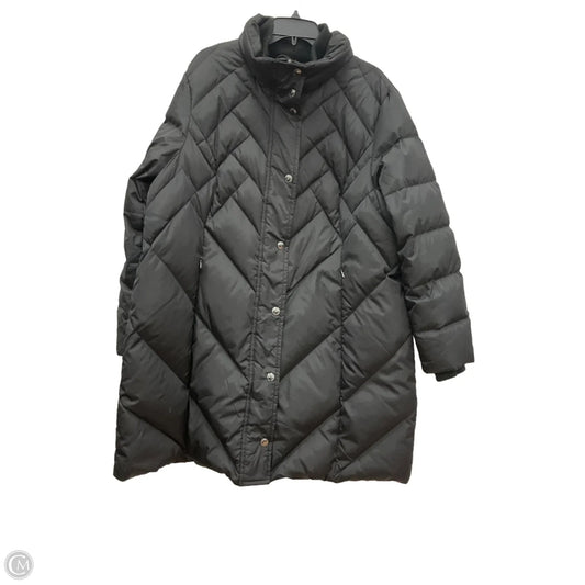 Coat Puffer & Quilted By London Fog In Black, Size: Xxl