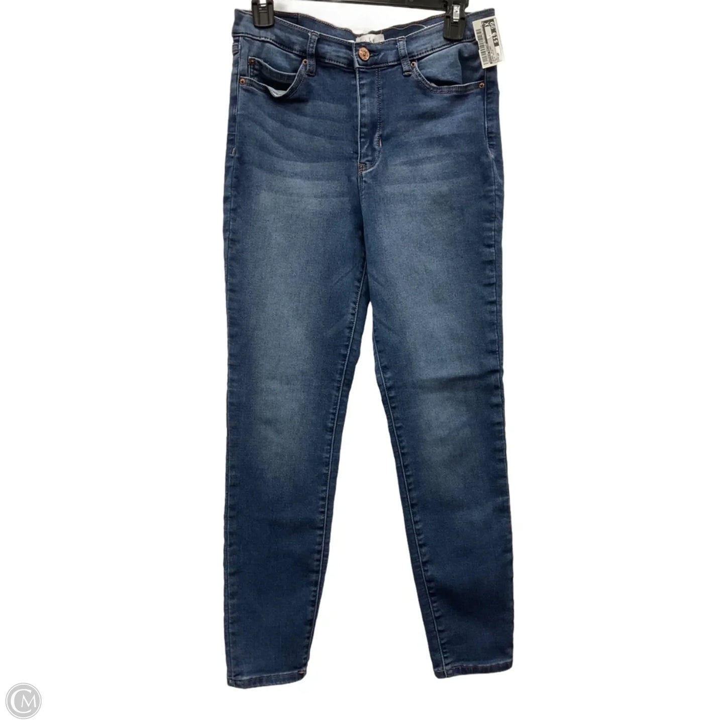 Jeans Skinny By Nicole Miller In Blue Denim, Size: 10