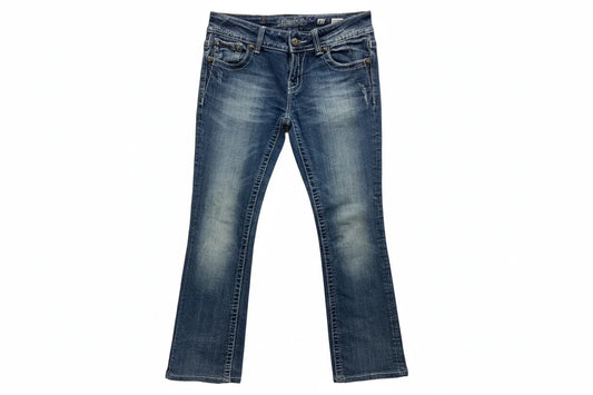 Jeans Boot Cut By Miss Me In Blue Denim, Size: 4