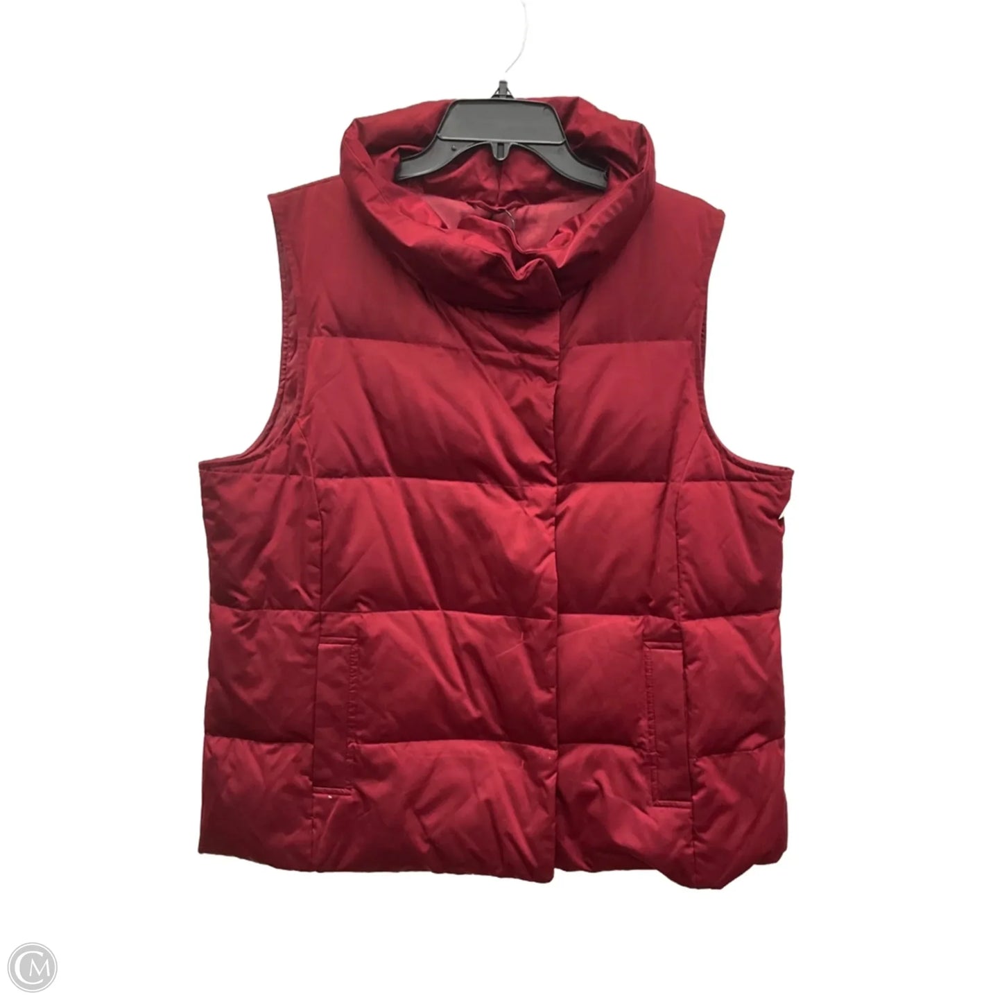 Vest Puffer & Quilted By J. Jill In Red, Size: Xl