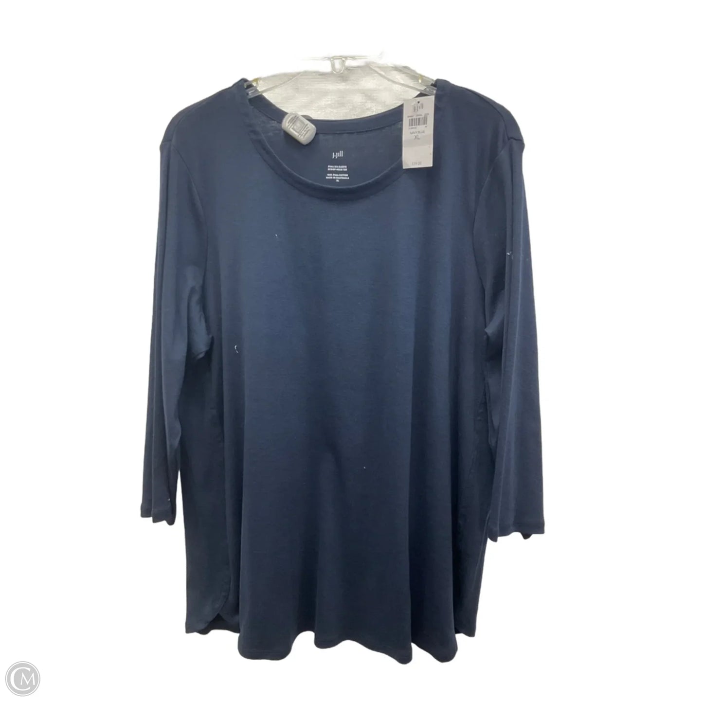 Top 3/4 Sleeve By J. Jill In Navy, Size: Xl