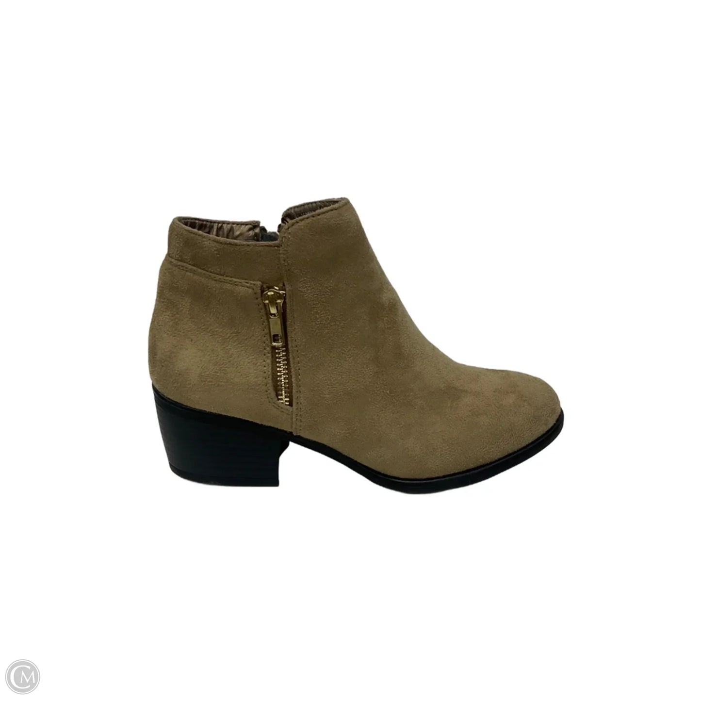 Boots Ankle Flats By Cme In Tan, Size: 8