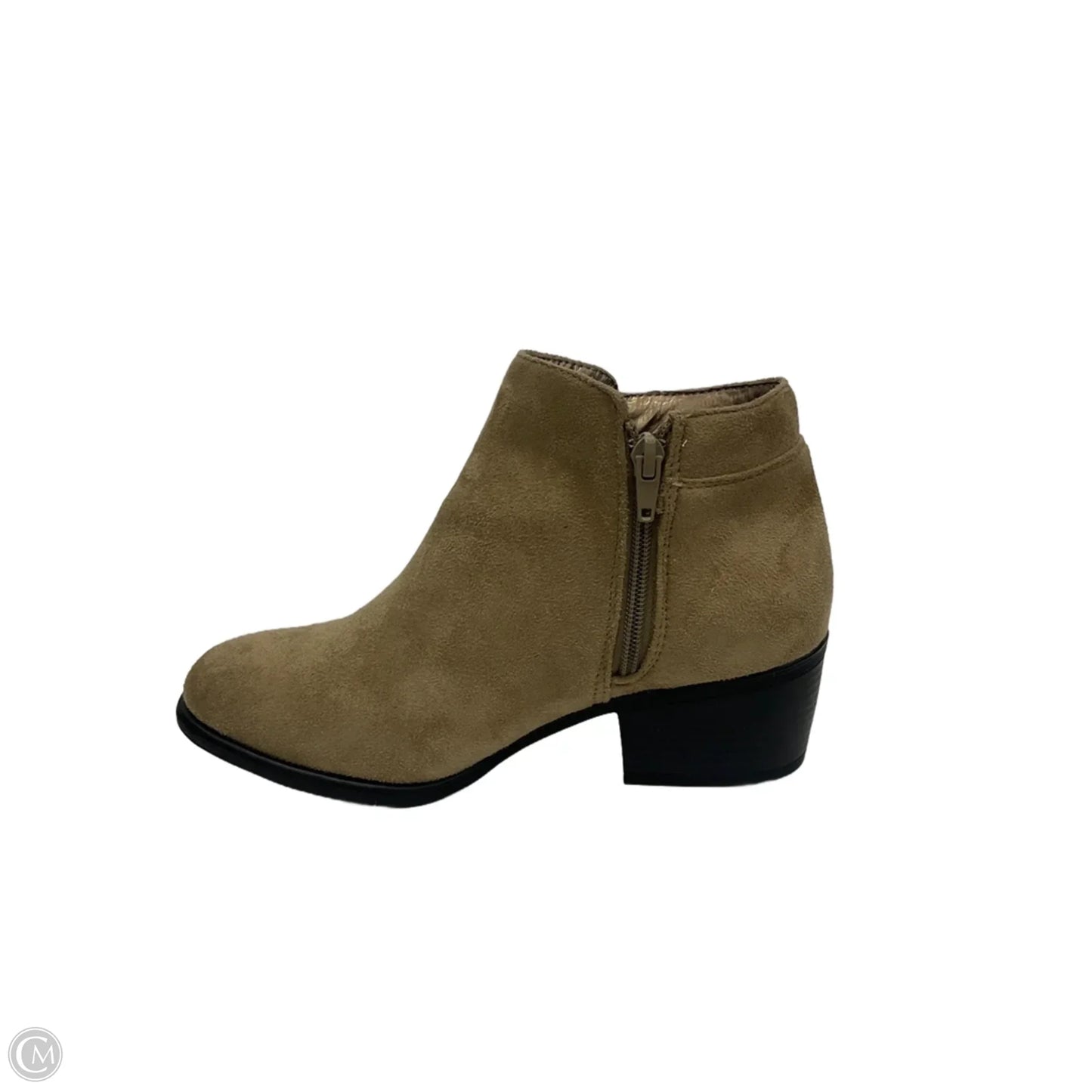Boots Ankle Flats By Cme In Tan, Size: 8