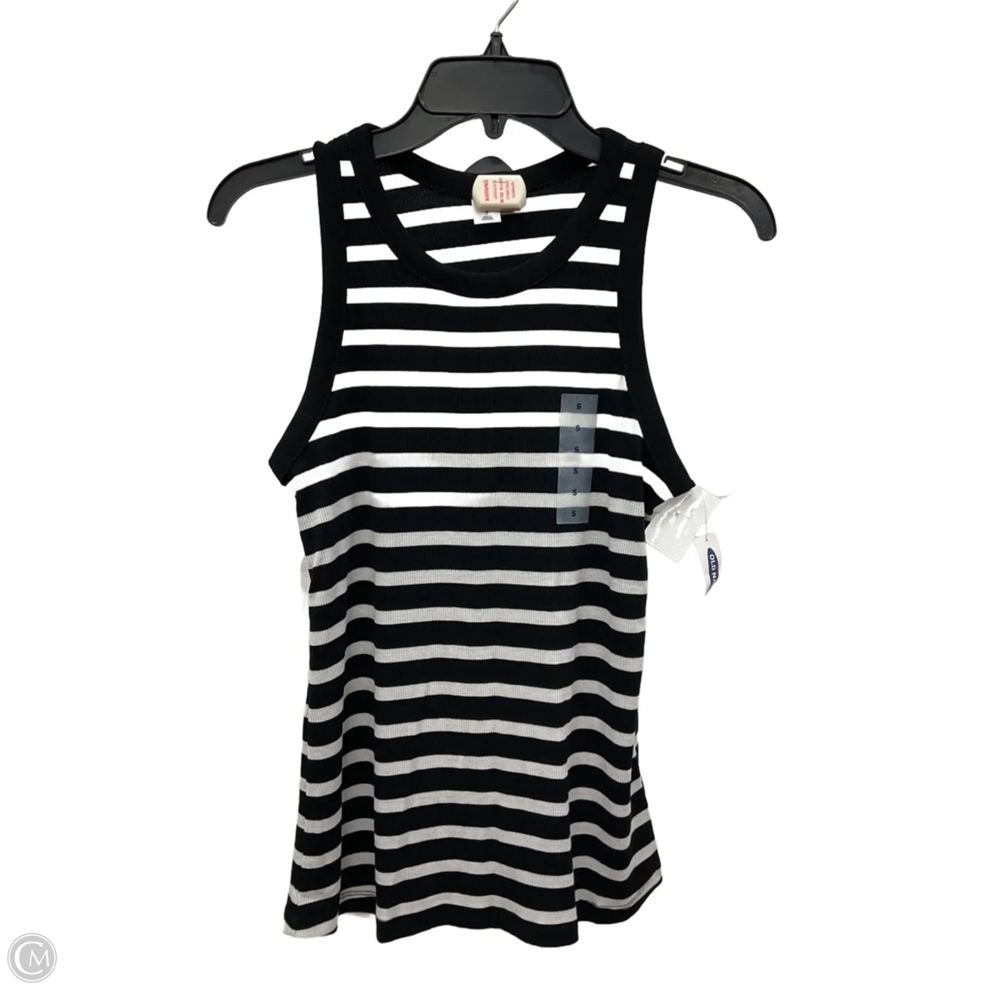 Top Sleeveless Basic By Old Navy In Striped Pattern, Size: S