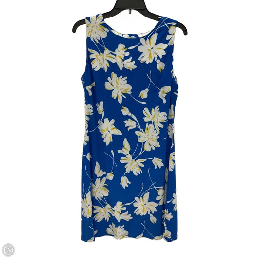 Dress Casual Midi By Tommy Hilfiger In Blue, Size: 8