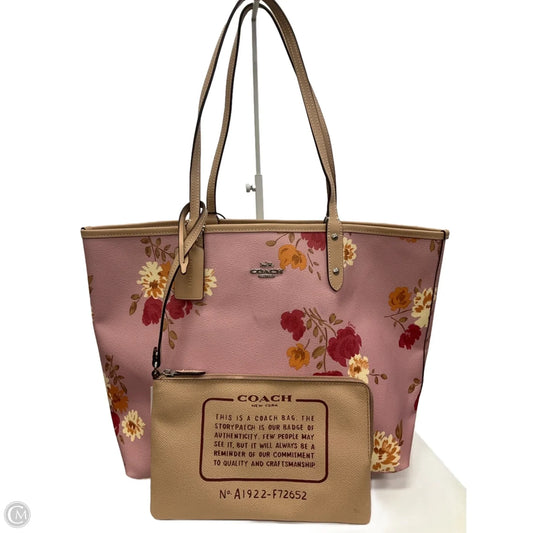 Tote Designer By Coach, Size: Large