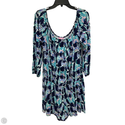 Romper Designer By Lilly Pulitzer In Blue, Size: Xl