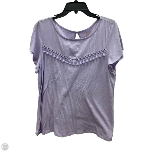 Top Sleeveless Designer By Lilly Pulitzer In Purple, Size: Xl