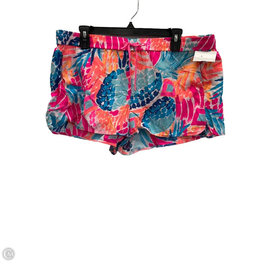 Shorts Designer By Lilly Pulitzer In Orange & Pink, Size: Xl