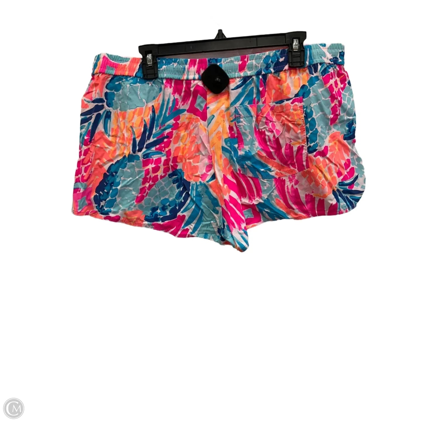 Shorts Designer By Lilly Pulitzer In Orange & Pink, Size: Xl