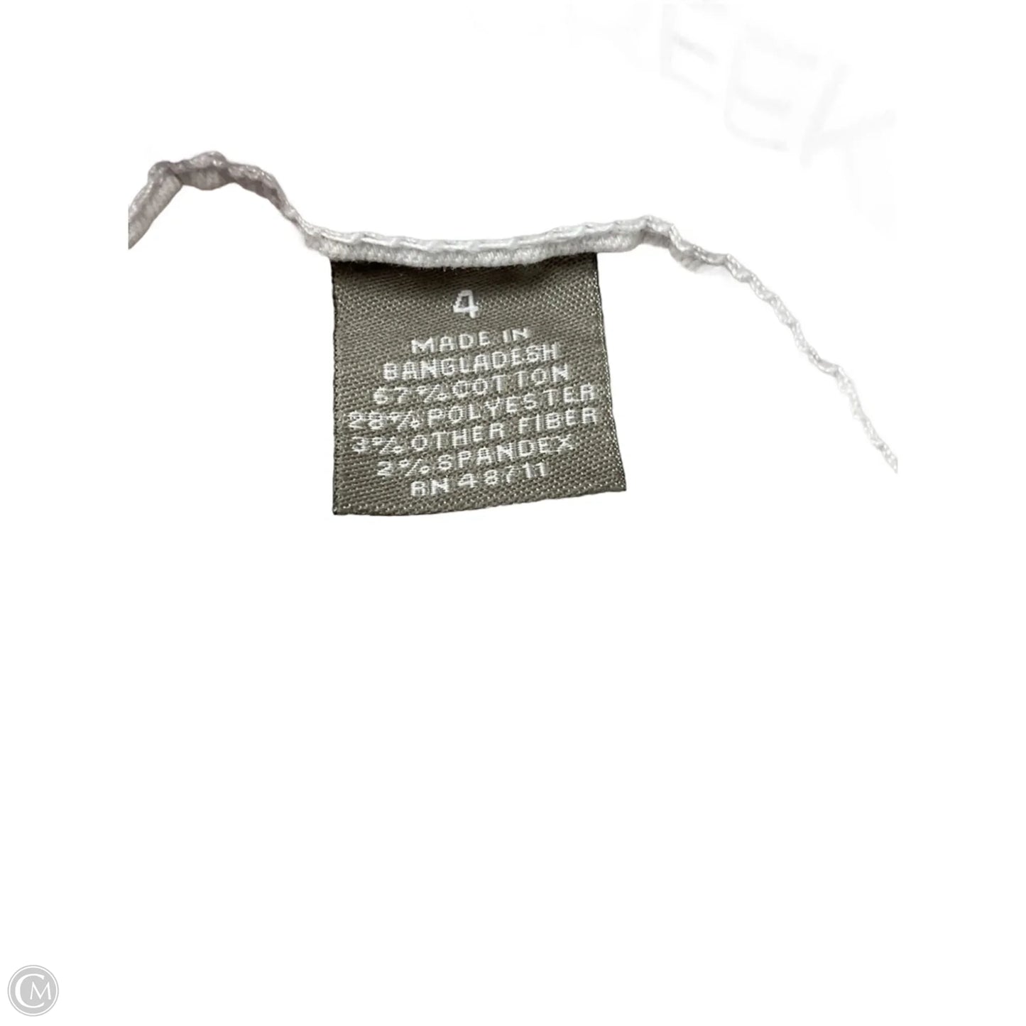 Jeans Skinny By Falls Creek In White Denim, Size: 4