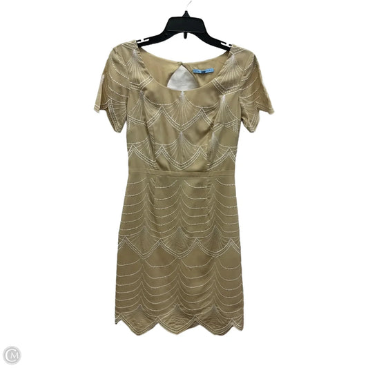 Dress Party Midi By Antonio Melani In Beige, Size: 2