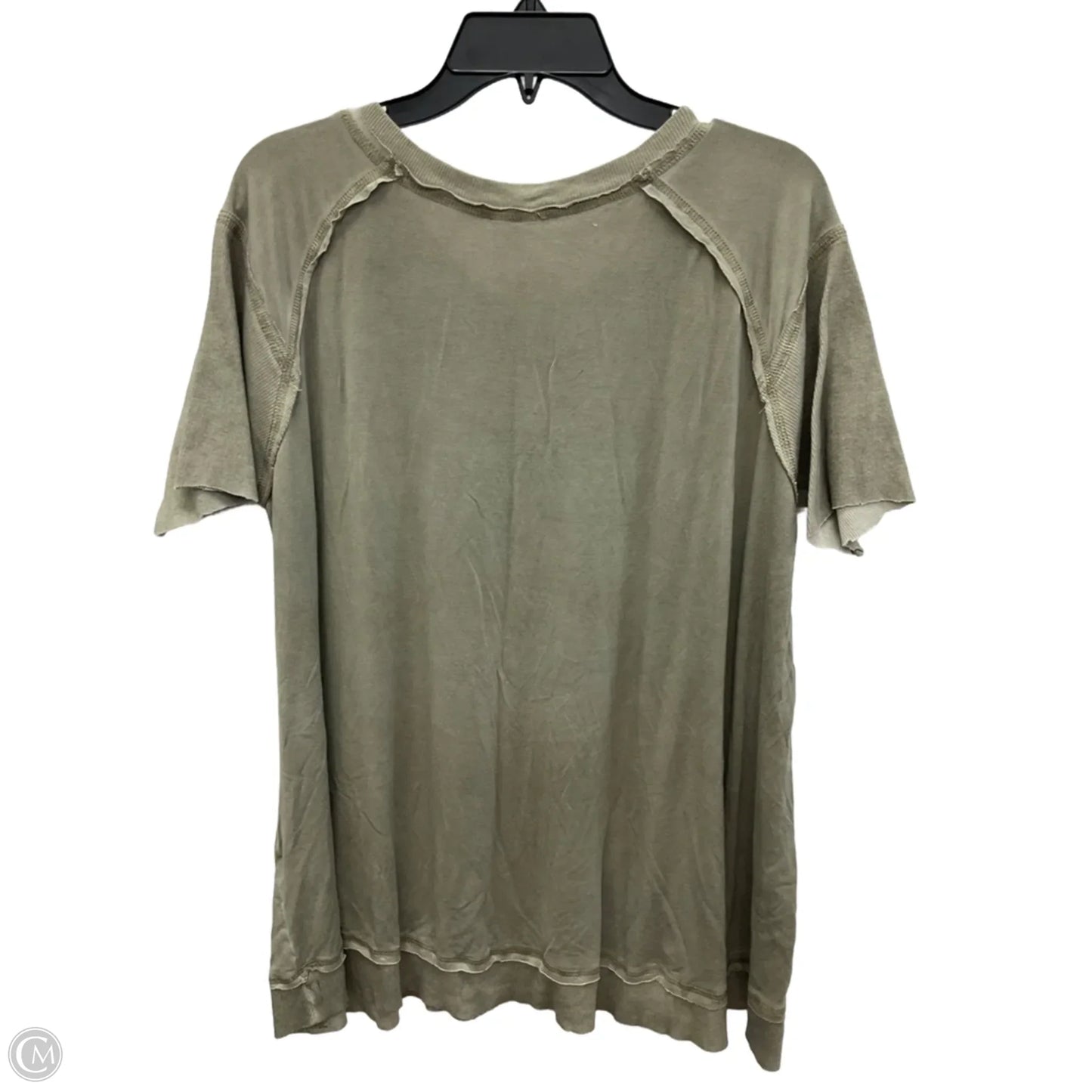Top Short Sleeve By Pol In Green, Size: S