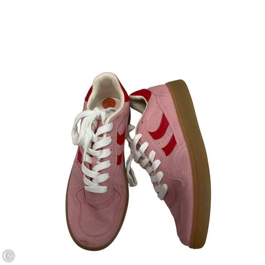 Shoes Sneakers By Madden Girl In Pink, Size: 7