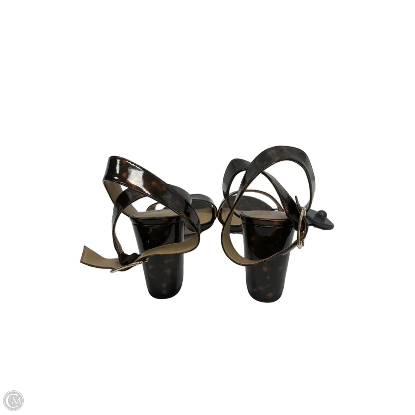 Shoes Heels Block By Ann Taylor In Tortoise Shell Print, Size: 9.5