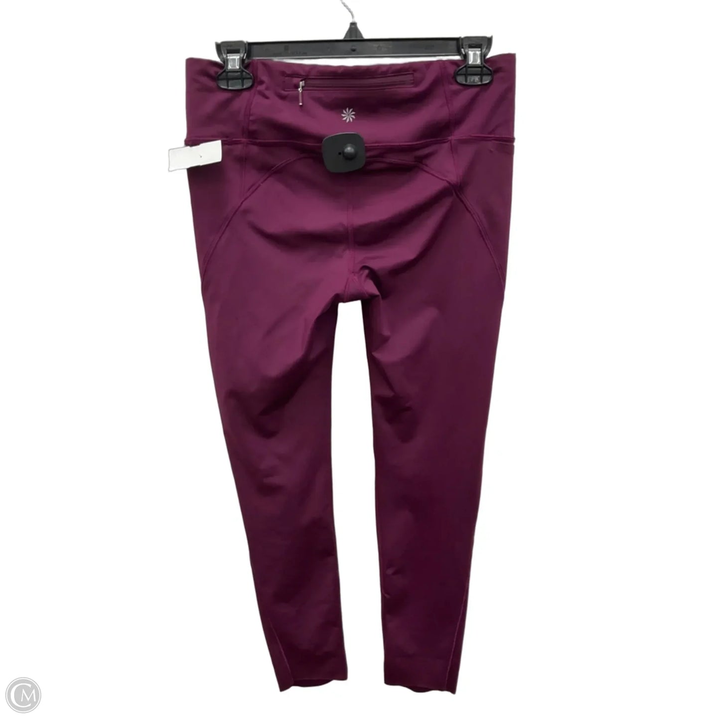 Athletic Leggings By Athleta In Maroon, Size: S