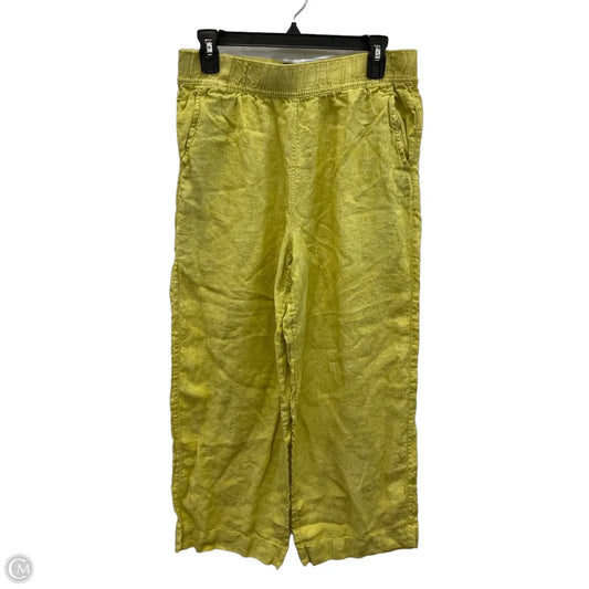 Pants Linen By Tahari In Green, Size: M