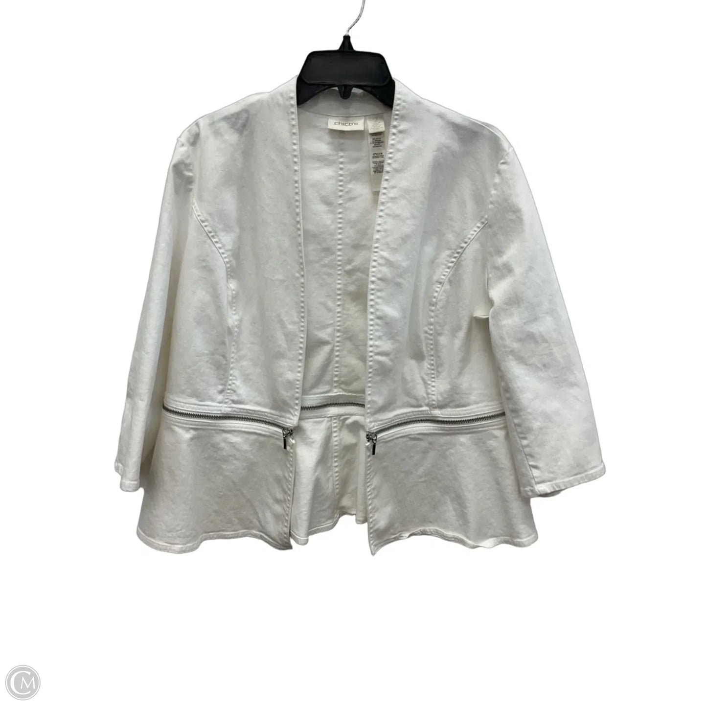 Blazer By Chicos In White, Size: L