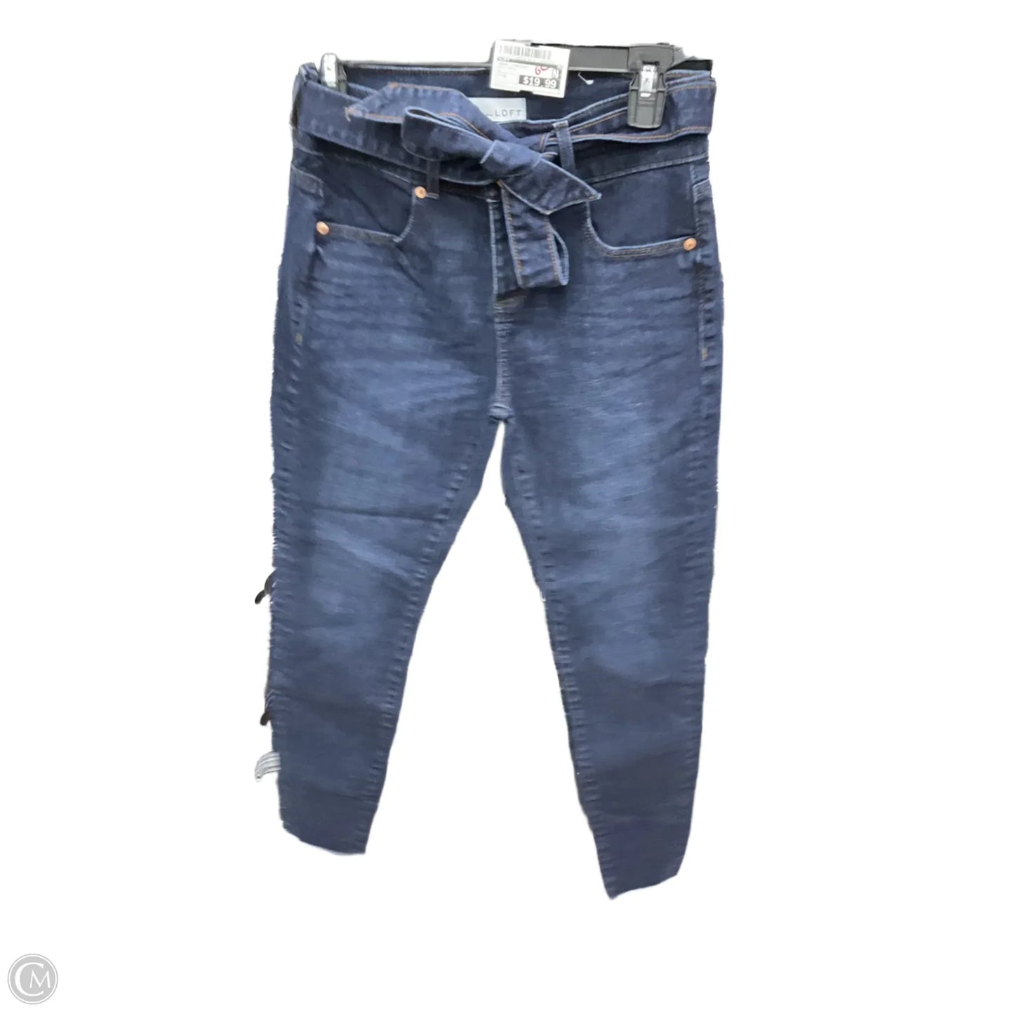 Jeans Straight By Loft In Blue Denim, Size: 0