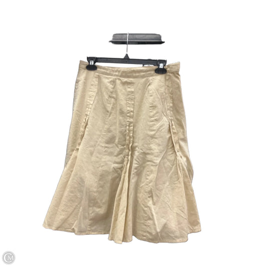Skirt Midi By J. Jill In Beige, Size: 10