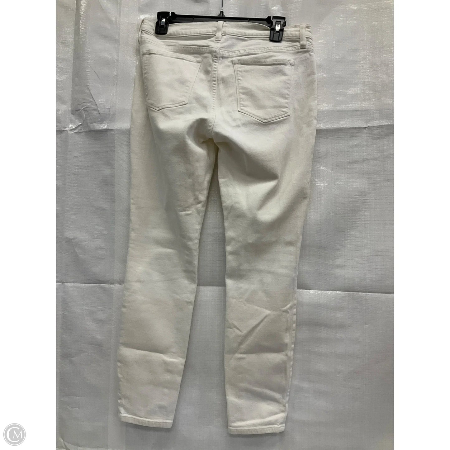 Jeans Skinny By J. Crew In White Denim, Size: 8