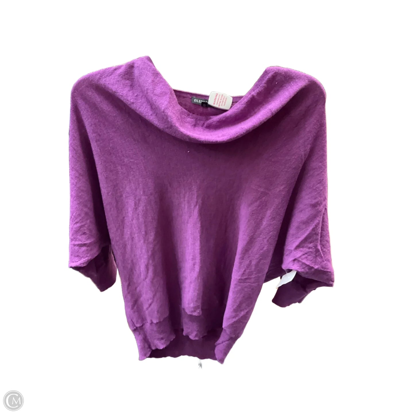 Top Long Sleeve By Eileen Fisher In Purple, Size: S