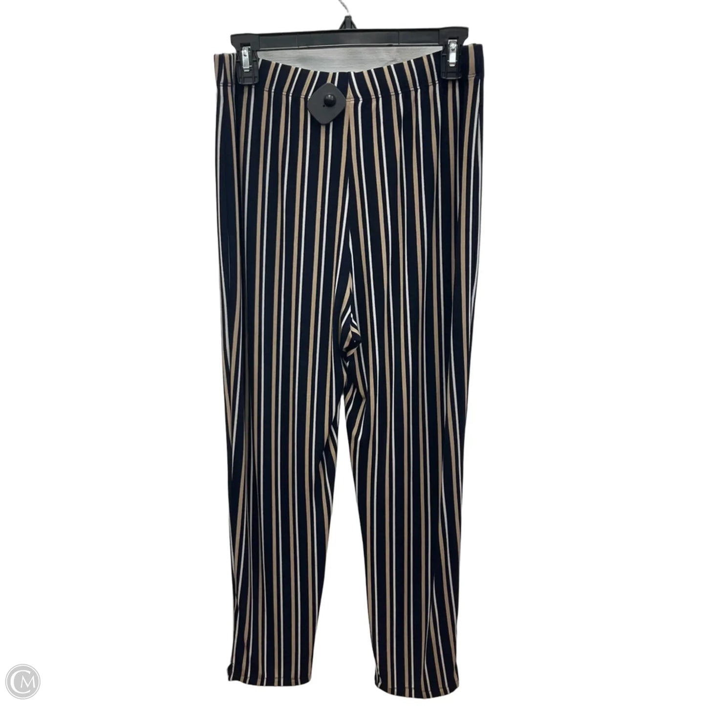 Pants Lounge By Chicos In Striped Pattern, Size: M