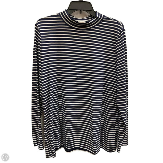 Top Long Sleeve By Tommy Hilfiger In Striped Pattern, Size: Xl